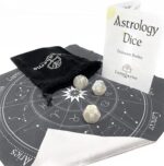 Lunaborne Astrological Divination Dice - Includes Instruction Booklet, Divination Cloth, & Velvet Drawstring Bag - Image 2