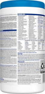 Clorox Healthcare Bleach Germicidal Wipes, 6" x 5", 150 Count Canister (Package May Vary) - Image 11