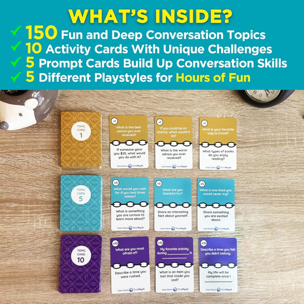 Chat Chains - The Game That Connects Us | Emotional Social Skills Games for Teens | Kids Therapy Games | Ages 8-99 | Fun and Fast | 15 Mins Playtime - Image 9
