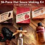 DIY Gift Kits - Hot Sauce Making Kit Everything Included - Unique Cooking Gifts For Men - Gifts For Husband, Boyfriend, Dads Who Have Everything - Standard (26 Pcs Set) - Image 2