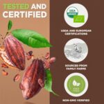 NaturaleBio Organic Raw Cacao Nibs 2 lbs. Natural and Pure. Made in Tropical Regions from The Theobroma Cacao Plant. Source of Magnesium, Potassium, and Iron. Ideal as Sugar-Free Chocolate Chips. - Image 6