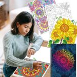 Adult Coloring Books Set:3 Coloring Books for Adults Animal Flowers & Other Themes Designs.Coloring Books for Adults to Relax and Relieve Anxiety - Image 5
