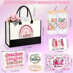 JoycuFF Teacher Valentine's Day Gifts, Teacher Appreciation Gifts for Women, Christmas Thank You Gifts for Teachers from Student, Thanksgiving Back To School Teacher Gift Ideas Basket Set of 5 - Image 2