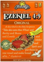 Food For Life Ezekiel 4:9 Organic Sprouted Whole Grain Cereal, Original, 16-Ounce Boxes (Pack of 6)