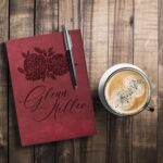 GIFTBYGIFTY Personalized Leather Journal Notebooks for Women | 12 Design, 9 Color - Burgundy | Custom Notebook for Women - Diary for Girls - Image 4