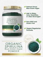 Carlyle Organic Spirulina Powder 2.2 lbs | Blue Green Algae | 8g Spirulina per Serving | Vegan, Non-GMO, Gluten Free Supplement - Image 3