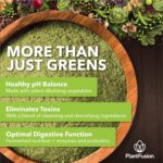 PlantFusion Alkalizing Super Greens Powder - Fermented Greens Superfood Powder Blend with Digestive Enzymes Probiotics & Prebiotic Fiber - Organic, Non-GMO, Vegan, Gluten-Free - 8.46 oz 30 Servings - Image 3