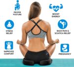 ComfiLife Premium Gel + Memory Foam Seat Cushion – Doctor Recommended Office Chair Cushion, Car Seat Cushion – Chair Cushions for Back & Sciatica Pain Relief – Seat Cushions for Office & Desk (Black) - Image 7