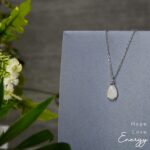 New Beginning Moonstone Sterling Silver Necklace for Women, Divorce Gifts for Women, Healing gifts for her, New Job Gift, Minimalistic Moonstone Jewelry - Image 2