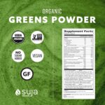 Suja Organic Greens Powder Probiotic Blend, Spirulina, Daily Superfood Drink or Smoothie Mix for Immune Support, Digestion, & Energy, Vegan, Gluten Free, Non GMO, 10 Servings - Image 4