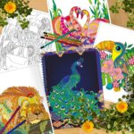 Adult Coloring Books Set:3 Coloring Books for Adults Animal Flowers & Other Themes Designs.Coloring Books for Adults to Relax and Relieve Anxiety - Image 4