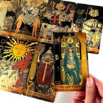 Tarot Cards, 78 Tarot Deck, Original Tarot Cards for Beginners and Experts with Guide Book and Gift Bag, Fortune Telling Game, Divination Tools for All Skill Levels, Black. - Image 5