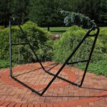 Sunnydaze Universal Double Hammock Stand Only - 550-Pound Capacity - Heavy-Duty Hammock Stand for Outside - Fits 9 to 14 Foot Hammocks - Black - Image 6