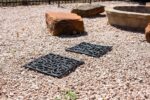 BIRDROCK HOME Rubber Stepping Stones - Set of 3 Decorative Pavers for Garden Path, Patio, Lawn, Yard, and Backyard Landscaping - Easy Install Outdoor Walkway Pathway, Ground Tiles - Black -15x15 - Image 6