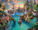 Ceaco - 4 in 1 Multipack - Thomas Kinkade - Disney Dreams Collection - Tangled, Sleeping Beauty, Peter Pan, & Mickey and Minnie - (4) 500 Piece Jigsaw Puzzles, 18 x 14 - Image 4