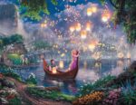 Ceaco - 4 in 1 Multipack - Thomas Kinkade - Disney Dreams Collection - Tangled, Mickey and Minnie Mouse, Dumbo, & The Little Mermaid - (4) 500 Piece Jigsaw Puzzles , Blue - Image 2