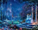 Ceaco - 4 in 1 Multipack - Thomas Kinkade - Disney Dreams Collection - Cinderella, The Lion King, Mickey and Minnie, & The Little Mermaid - (4) 500 Piece Jigsaw Puzzles , Blue - Image 2