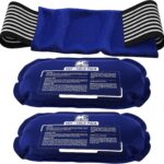 Ice Pack (3-Piece Set) – Reusable Hot and Cold Therapy Gel Wrap Support Injury Recovery, Alleviate Joint and Muscle Pain – Rotator Cuff, Knees, Back & More (3 Piece Set - Classic)