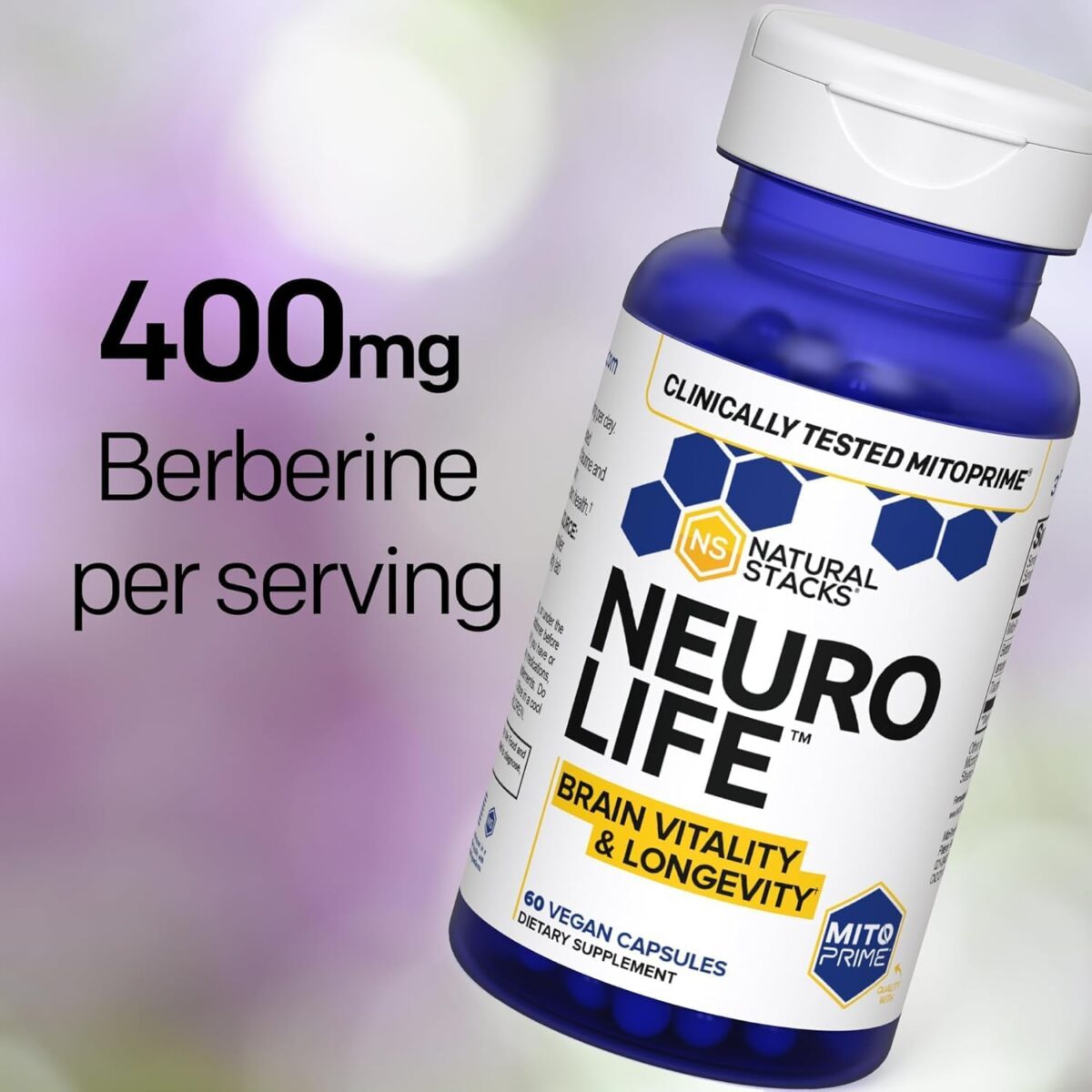 NATURAL STACKS NeuroLife & Resveratrol Supplement Bundle - Supports Longevity & Brain Aging* - 120 Capsules - Image 6