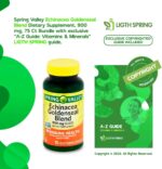 Echinacea Goldenseal Blend Dietary Supplement, 900 mg, 75 Ct Bundle with Exclusive Vitamins & Minerals A to Z - Better Ligth&Spring Guide@ (2 Items) - Image 4