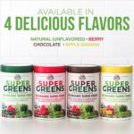 COUNTRY FARMS Organic Super Greens Natural Flavor, 50 Organic Super Foods, Packed with Fiber, USDA Organic Drink Mix, Fruits, Vegetables, Mushrooms & Probiotics, Supports Energy, 6g Fiber - Image 8