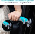Car Assist Door Handle for Elderly: Portable Bar Car Support Handle for Seniors & Handicap - Standing Mobility Safety Tip Auto to Help Get Out - Image 2