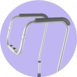 Medline Toilet Safety Rail For Seniors with Easy Installation, Height Adjustable Toilet Safety Frame, Bathroom Assist Rail with Armrests, Bathroom Safety, 250 lb. Weight Capacity - Image 9