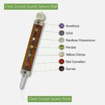Calligraphy Jasper Metaphysical Healing Wand 6" | 7 Chakra Gemstone Wand | Dynamic Energy Chakra Balancing & Aura Cleansing Healing Stick | Meditation Reiki Yoga Spiritual Divination - Image 4