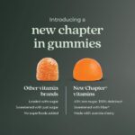 New Chapter Vitamin C+ Gummies – 40% Less Sugar§, Excellent Source of Vitamin C, Two Daily Gummies for Immune Support with Acerola Cherry, Vegan, Non-GMO, Gluten Free, Citrus Flavored, 60ct - Image 6