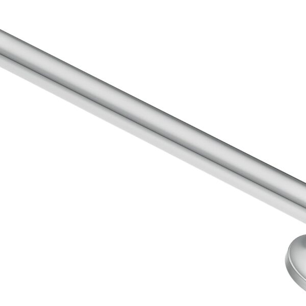 Moen LR8724D1GCH Bathroom Safety 24-Inch Designer Bathroom Grab Bar with Curled Grip, Stainless
