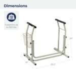 Drive Medical Stand Alone Toilet Safety Rail - Image 7