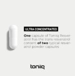 Toniiq Ultra High Purity Resveratrol Capsules - 98% Trans-Resveratrol - Highly Purified and Bioavailable - 60 Caps Reservatrol Supplement - Image 5