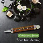 Calligraphy Jasper Metaphysical Healing Wand 6" | 7 Chakra Gemstone Wand | Dynamic Energy Chakra Balancing & Aura Cleansing Healing Stick | Meditation Reiki Yoga Spiritual Divination - Image 2
