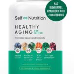 Healthy Aging Supplement for Women with Resveratrol, NAD, Collagen Booster, Biotin and More - Beauty with 12 Ingredients - USA Made, Vegan, 60 Capsules, Nutitionist formulated.