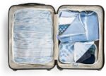 Travel Packing Cubes - Sustainable Travel Essentials - Travel Packing Organizers - Recycled Polyester Travel Gear- Packing Cube Set - Indigo 3 Sizes - Image 2