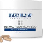 Beverly Hills MD Dermal Repair Anti-Aging Supplement - Hyaluronic Acid, Collagen, Vitamins for Smooth, Plump Skin