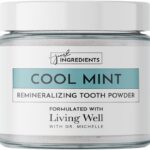 Remineralizing Tooth Powder | Fluoride-Free Formula with Hydroxyapatite | Cavity Prevention & Remineralization | Safe & Clean Ingredients | Cool Mint Flavor