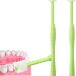 2 PCS Chemotherapy Must Have Toothbrush for Sensitive Mouths Chemo Care Package for Women Comfort Items Chemo Patients Spinning Toothbrush Oral Supplies (Green)