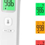 No-Touch Thermometer for Adults and Kids, Accurate Digital Baby Thermometer, FSA HSA Eligible, Fever Alarm & Silent Mode, 2 in 1 Forehead & Object Mode