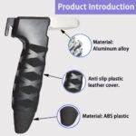 Car Handle Assist for Elderly, Car Door Handle, 2 Pack Car Door Assist Handle, Car Assist Handle for Easily Get Out of Car, Portable Vehicle Support Handle for Seniors and Handicapped (Black) - Image 4