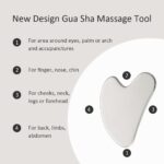 Yeamon Face Massager, Metal Face Roller Gua Sha Massage Tool for Face Neck Eye Body Skin Care, Facial Roller Gifts for Mom, Her, Women and Girl - Image 4