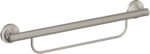 Moen LR2350DBN Bathroom Safety 24-Inch Grab Bar with Convenient Towel Bar, Brushed Nickel - Image 4