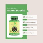 Immune Support Supplement - Natural & Organic Immune Boosters for Adults - Immunity Support with Vitamin C & Vitamin D, Garlic, Ginger, Lemon, Elderberry, Selenium & Zinc - 60 Capsules - Image 3