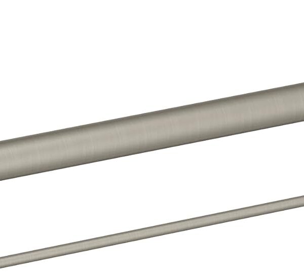 Moen LR2350DBN Bathroom Safety 24-Inch Grab Bar with Convenient Towel Bar, Brushed Nickel