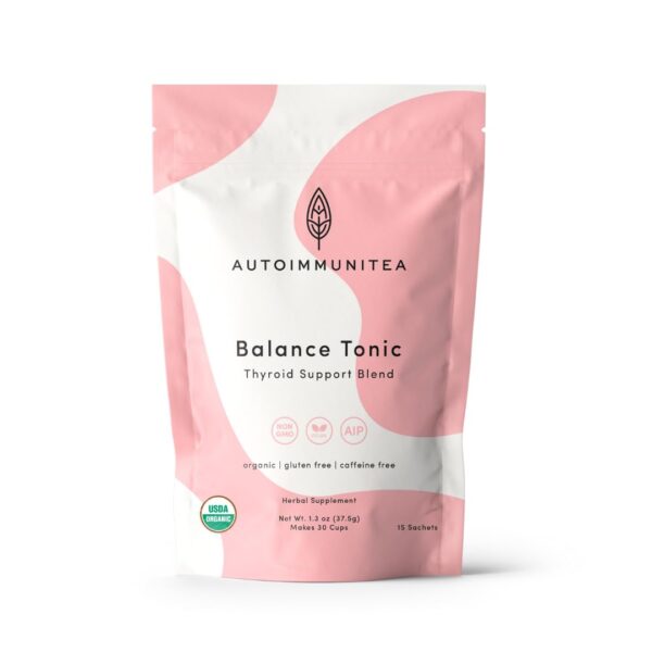 AutoimmuniTea – AIP Thyroid Support and Hormone Balance Tea for Women, Autoimmune Protocol Caffeine Free Eleuthero Tulsi, Spearmint, Licorice Tea Bags