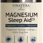 Magnesium Sleep Aid - Magnesium Complex Supplement with Melatonin for Sleep - Magnesium Glycinate 500mg, Magnesium L-Theanine - 120 Capsules