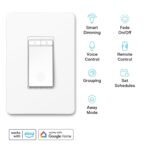 Kasa Smart Dimmer Switch HS220P3, Single Pole, Needs Neutral Wire, 2.4GHz Wi-Fi Light Switch Works with Alexa and Google Home, UL Certified,, No Hub Required, 3-Pack - Image 2