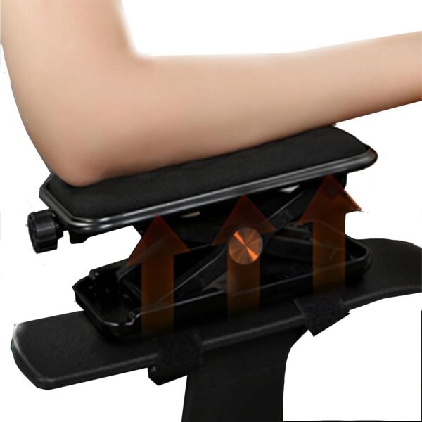 Chair Arm Rest Mouse Pad Elbow Arm Support Mouse Tray Attachment for Office Chair Mount Mouse Platform Ergonomic Elbow Support Pad Armrest Tray for Elbow