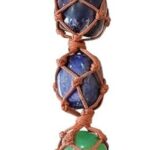 Tree of Life Hanging Chakra Stones, Crystals and Healing Stones Chakra Ornaments for Christmas Tree, Witchy Gifts, Dream Catchers and Meditation Accessories 7 Chakra Decor