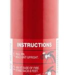 First Alert HOME1 Rechargeable Standard Home Fire Extinguisher UL Rated 1-A:10-B:C, Red